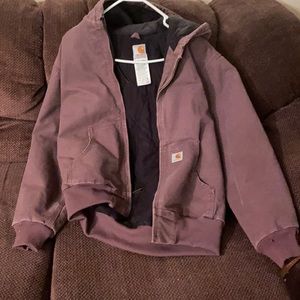 Carhartt purple jacket used but in good condition